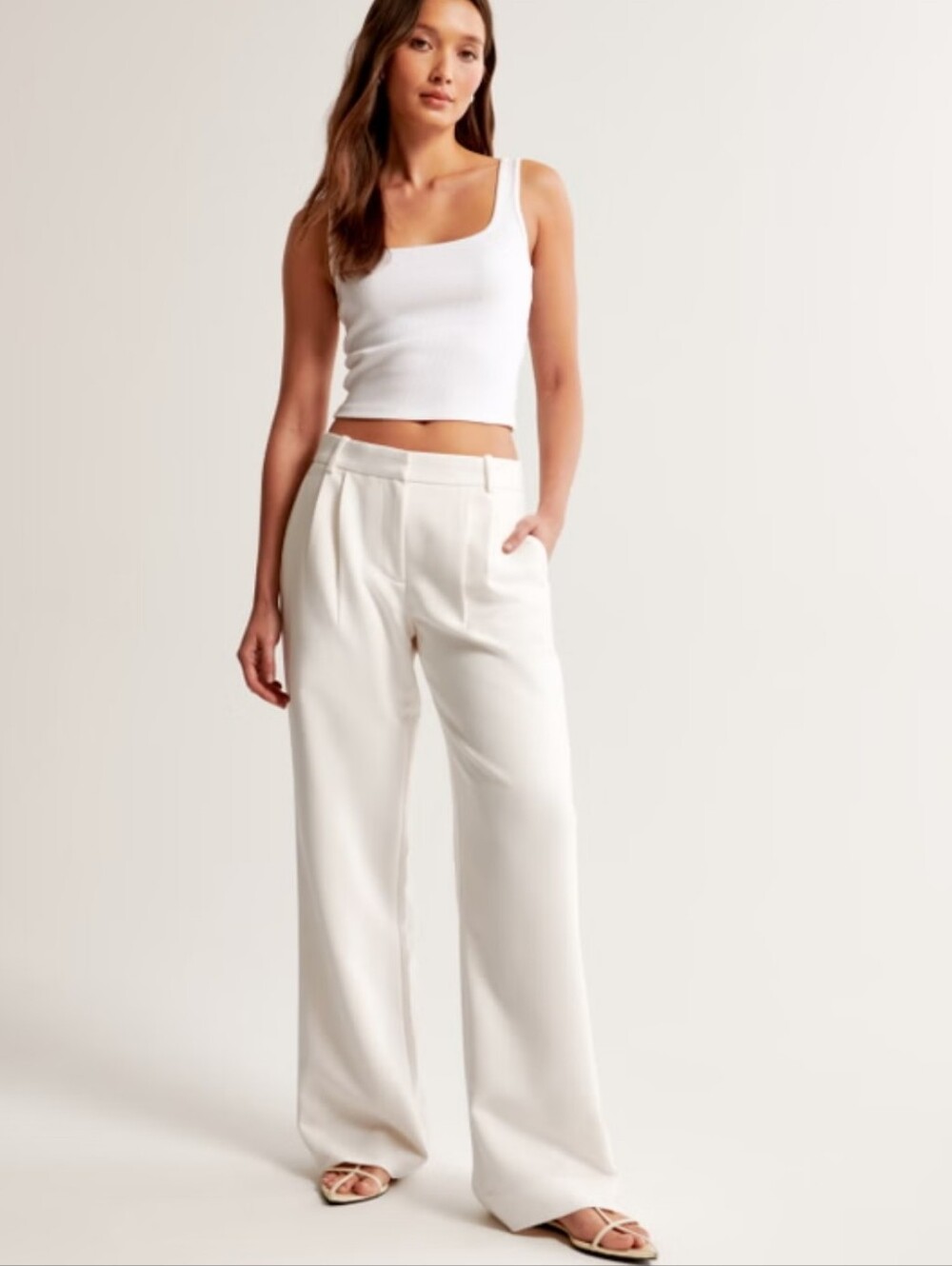 Abercrombie & Fitch Curve Love Sloane Tailored Pant Size 35 /20 - Picture 1 of 12